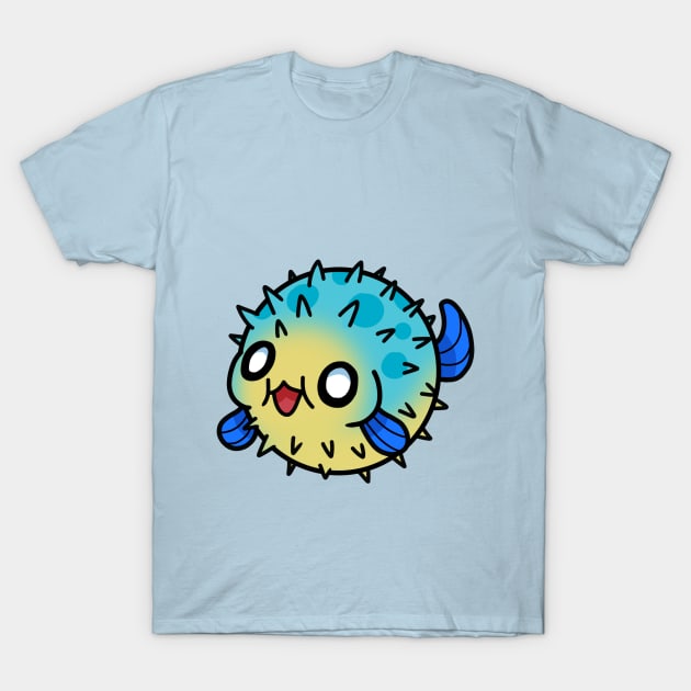 Pufferfish T-Shirt by gh0stbugga